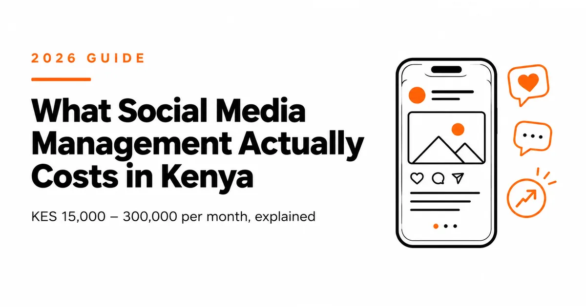 Guide to social media management costs in Kenya for small businesses, 2026
